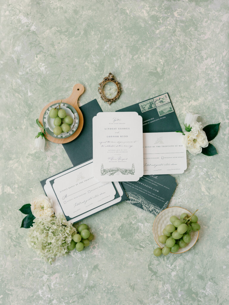 Vineyard Wedding invitation Inspiration