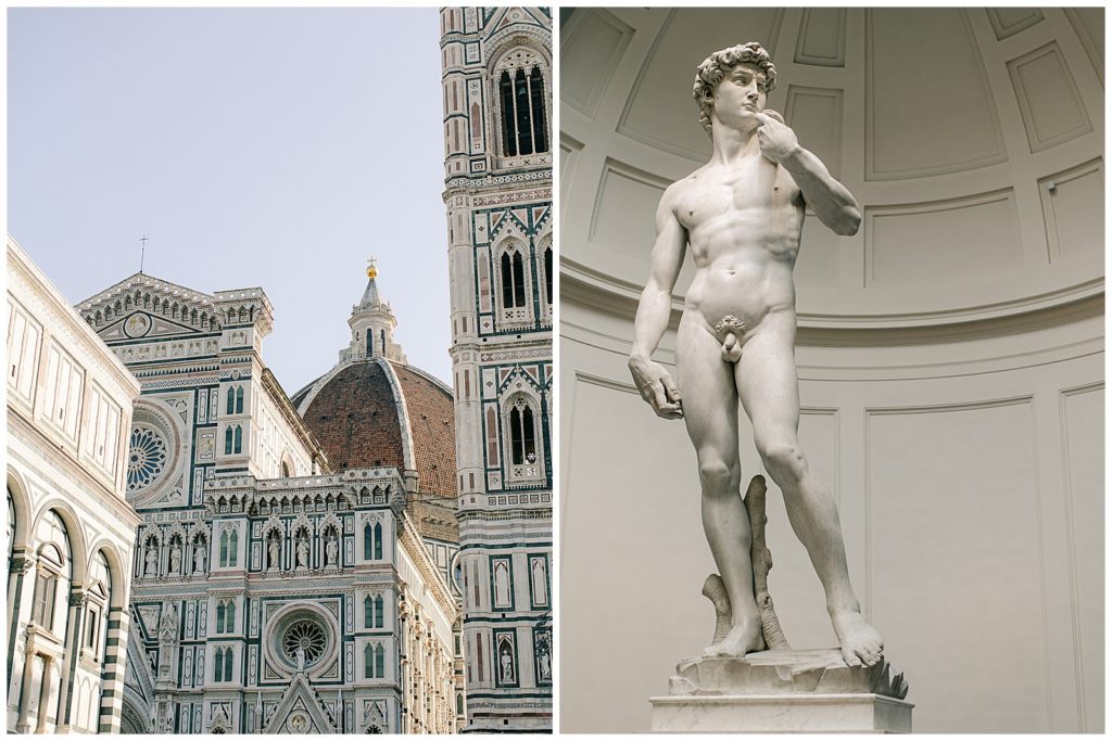 Italy destination wedding photographer at the Duomo in Florence