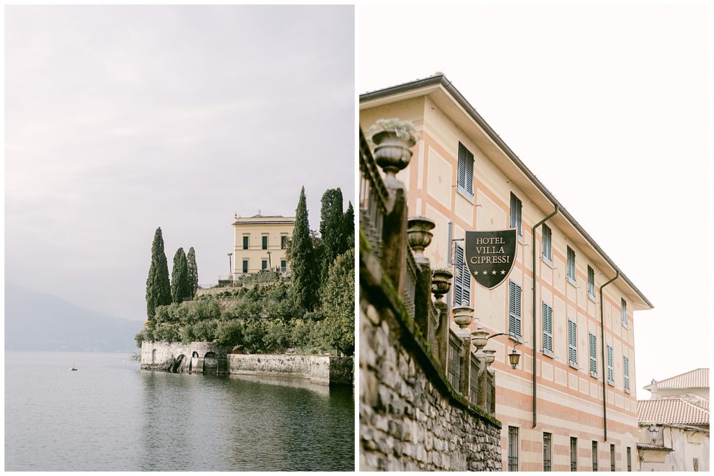 Italy destination wedding photographer in Lake Como at Hotel Villa Cipressi