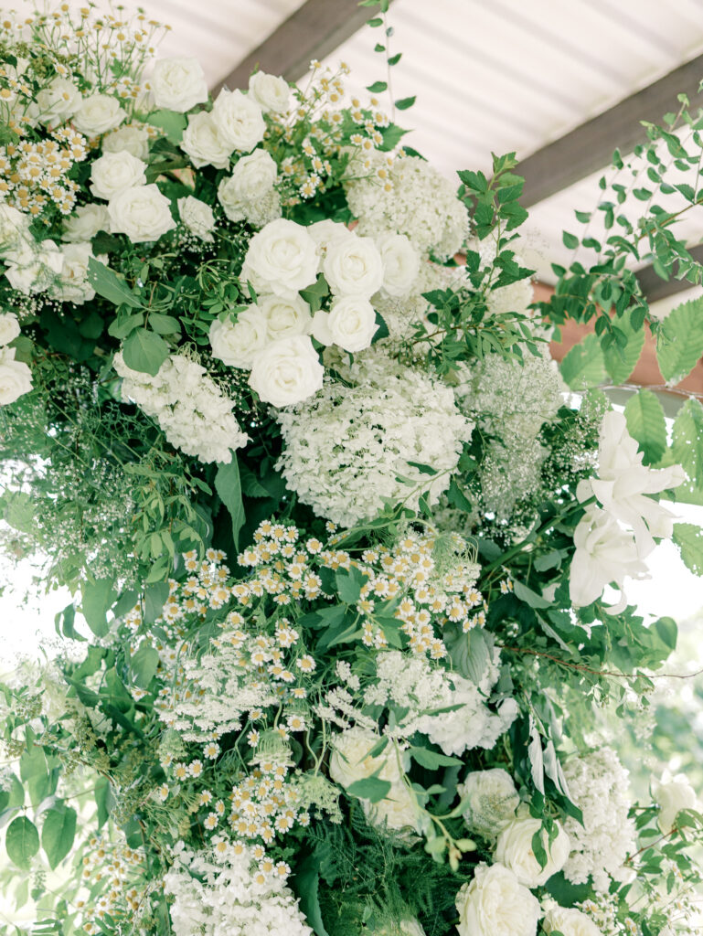 Floral arch Vineyard Wedding Inspiration