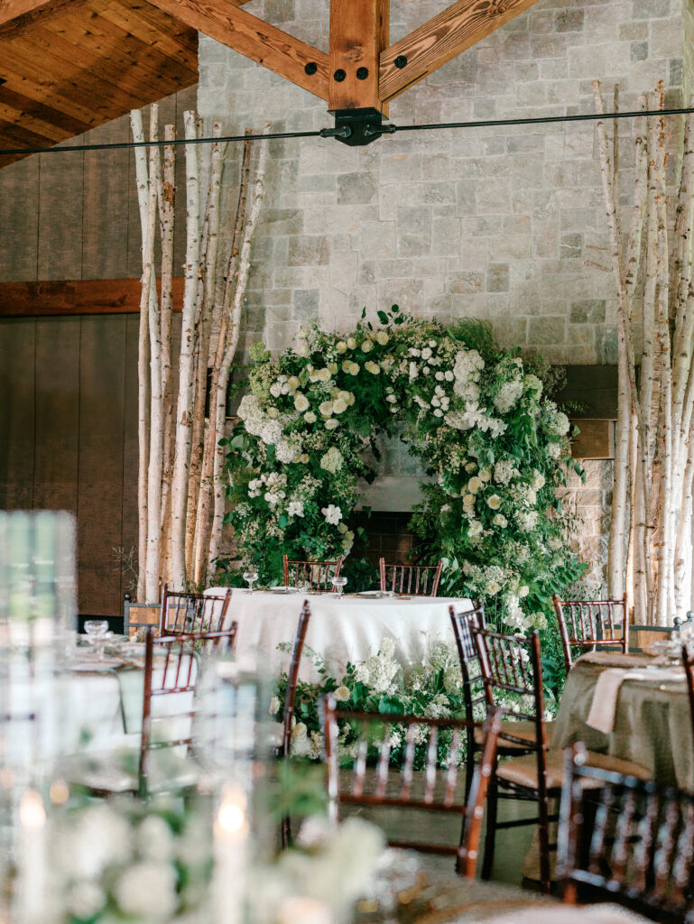 Vineyard Wedding sweetheart table Inspiration